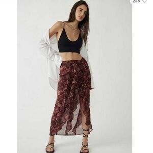 Free People Flounce Around Maxi Skirt